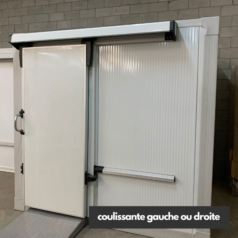 Porte Type Coulissante Congélateur + Cadre 59 x 84 Gauche