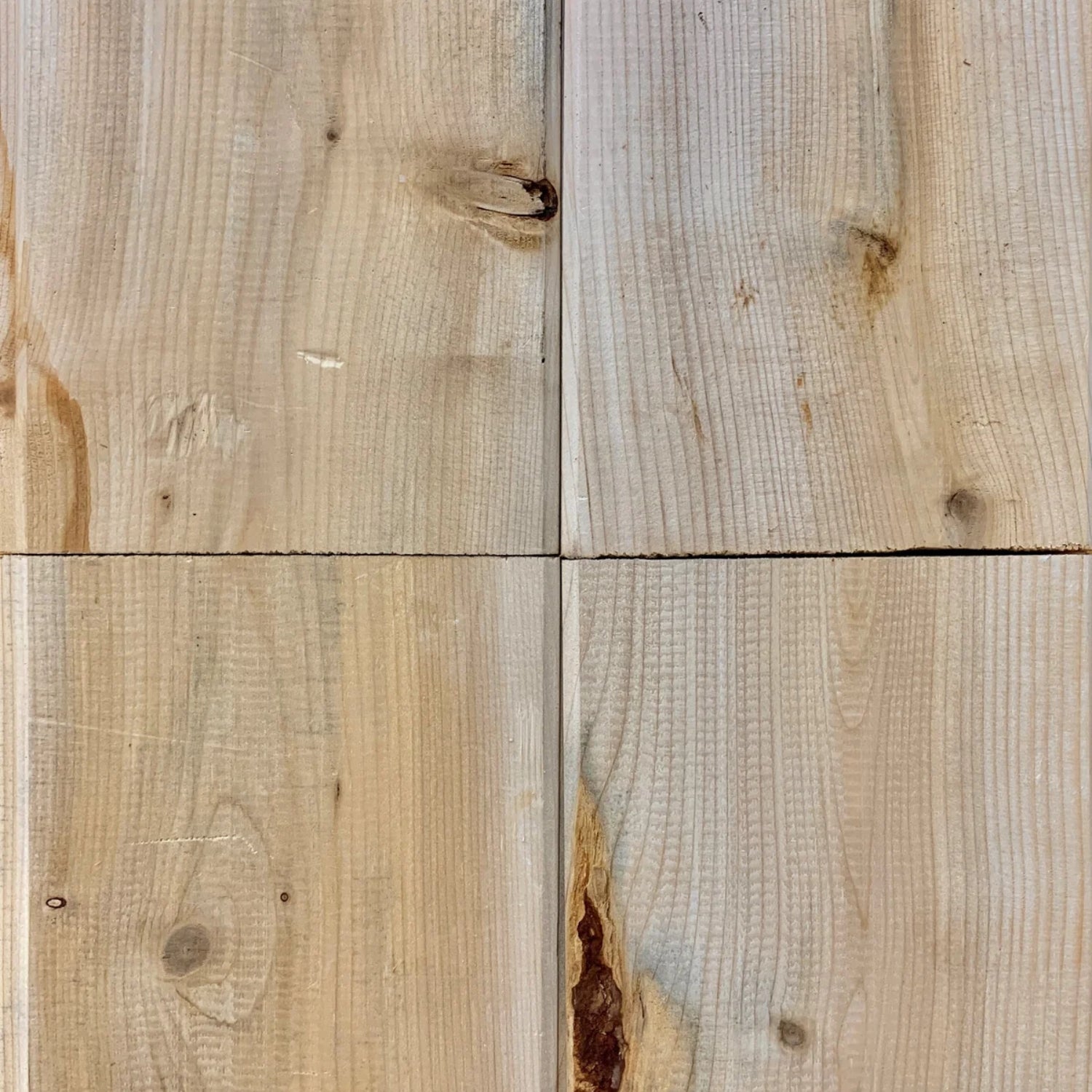 Revêtement 1" x 6" en cèdre brut - vjoint