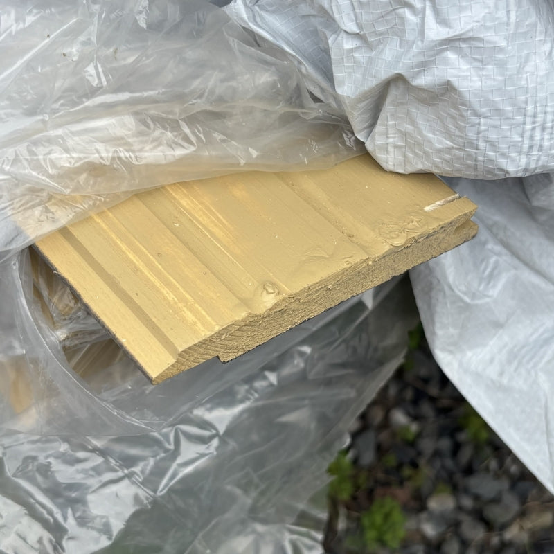 Revêtement extérieur en bois - chic - brun