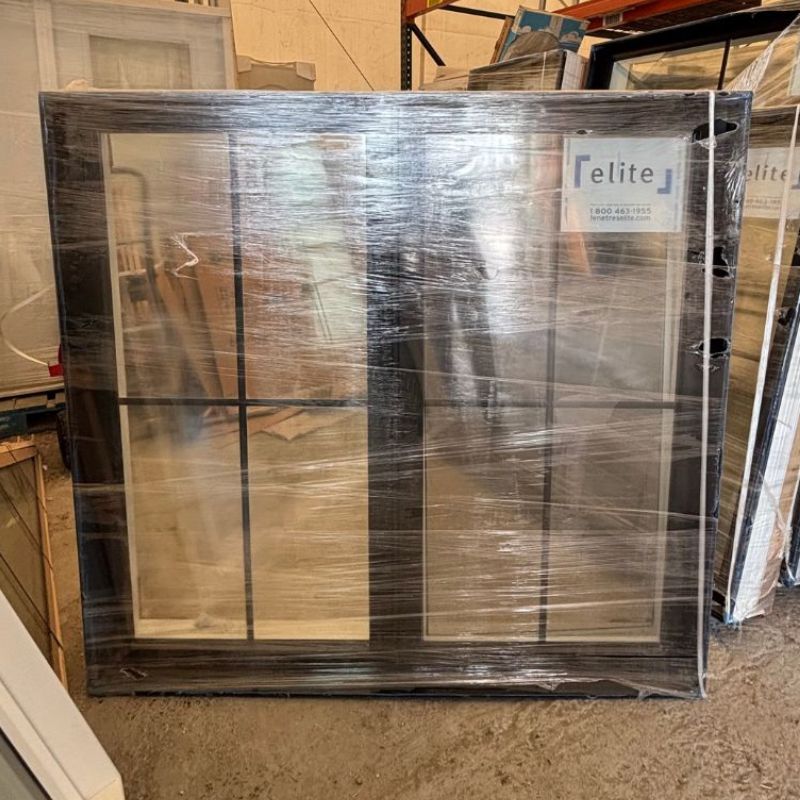 Fenêtre noire battante  -60 x 57