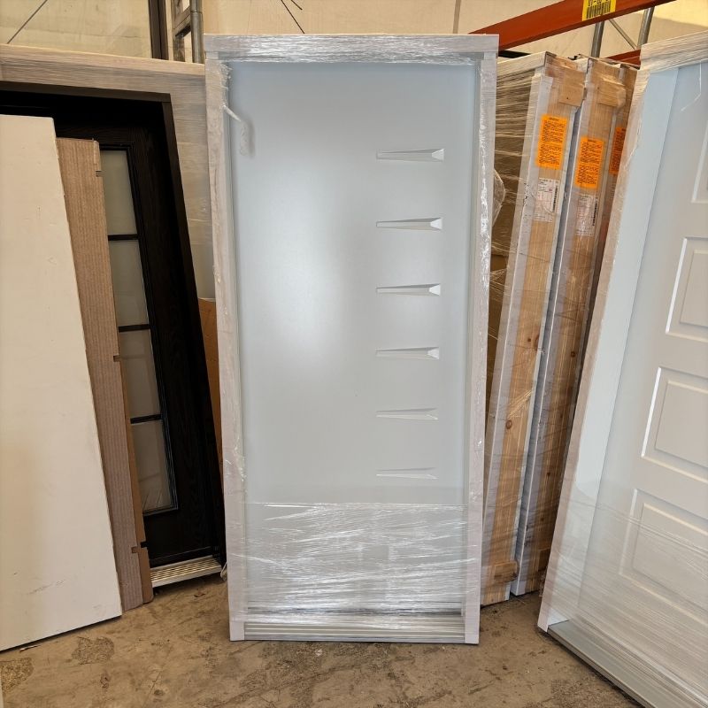 Porte Blanche vitre Clair 36 x 82 3/4