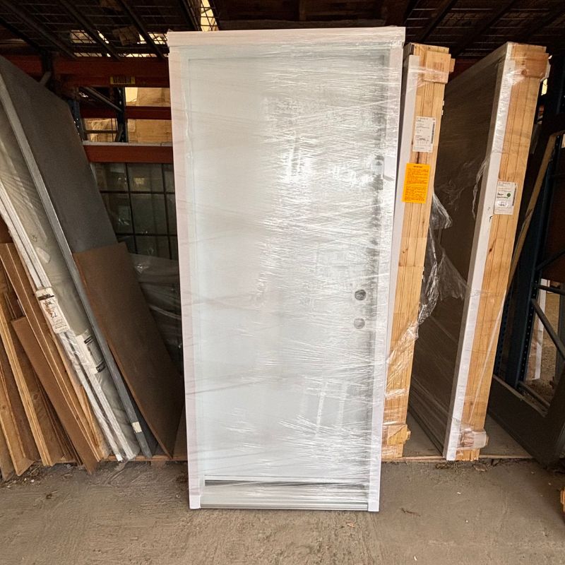 Porte Extérieure blanche 36 x 82 5/8