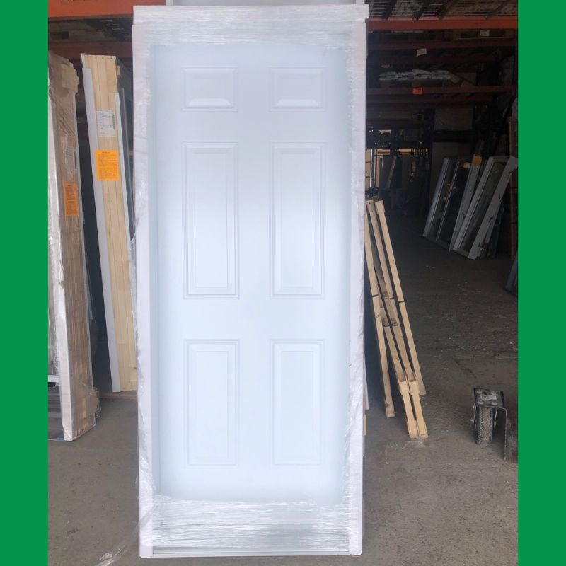 Porte extérieure blanche - 34" x 82"3/4