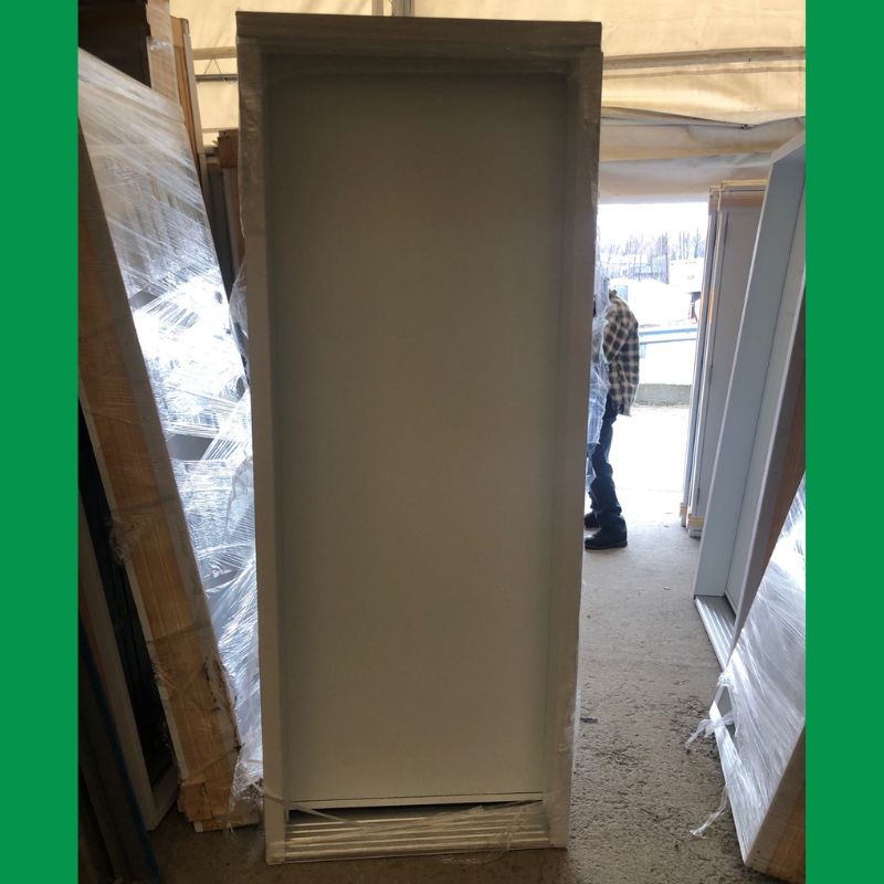 Porte extérieure blanche  - 30"1/4 x 82"3/4