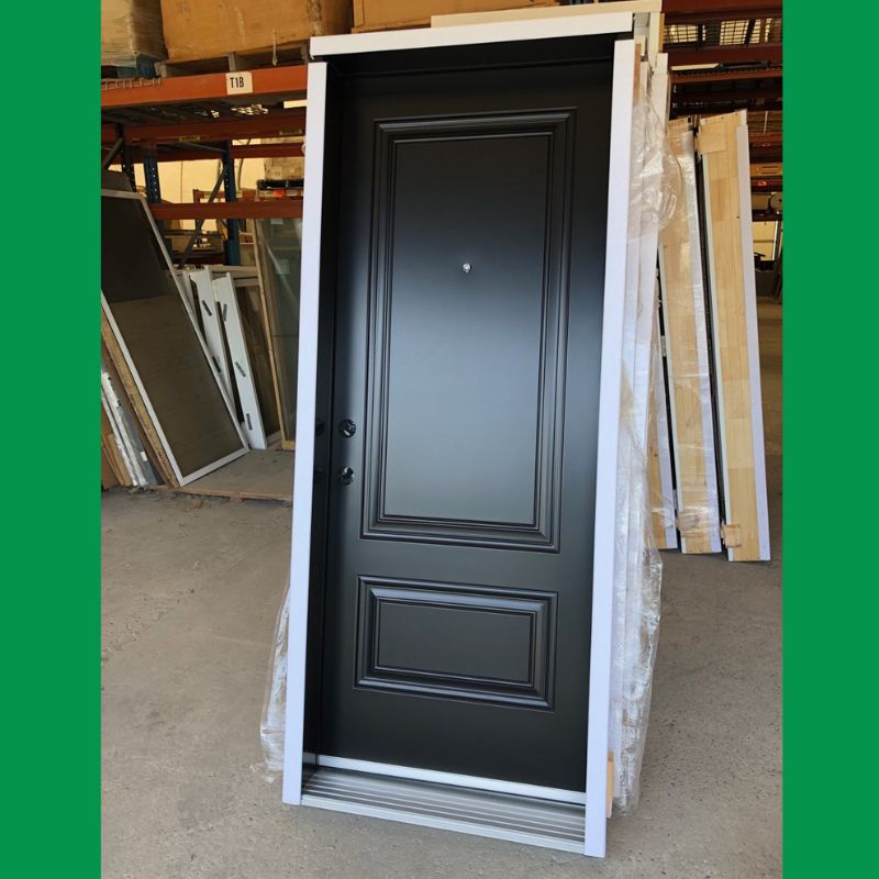 Porte extérieure noire - 34" x 82¾"