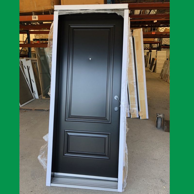 Porte extérieure noire - 34" x 82¾"