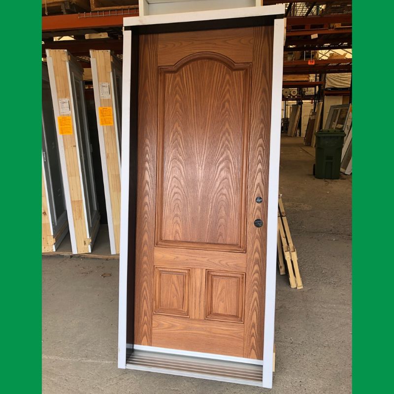 Porte extérieure brune  - 38''1/4 x 82"3/4