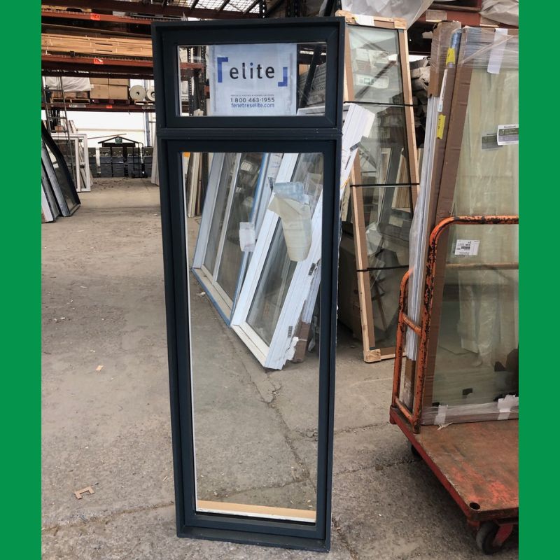 Fenêtre grise 23 x 72