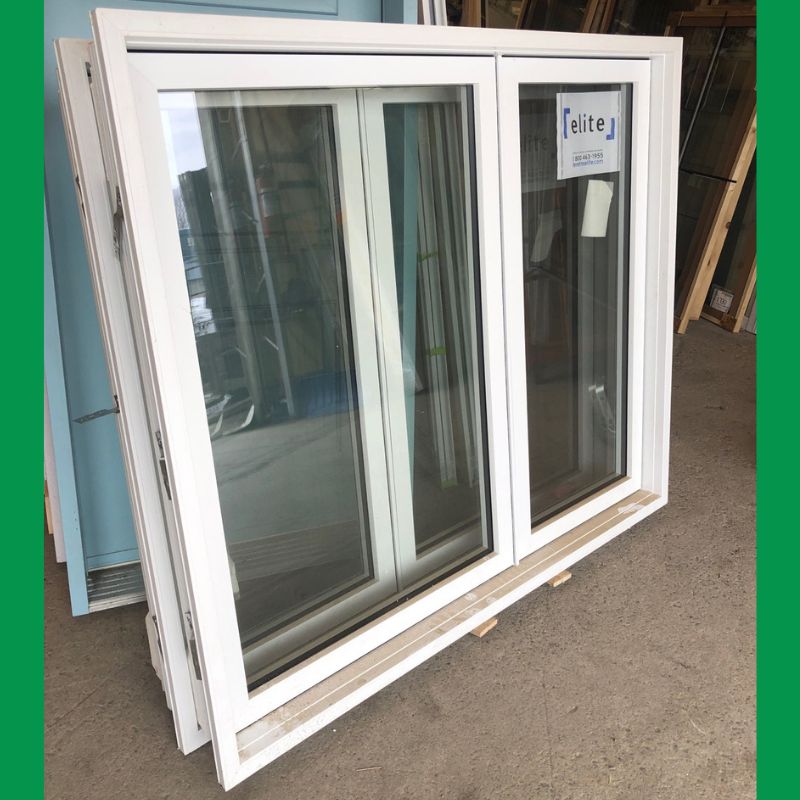 Fenêtre battante blanche 60 5/8 x 52 5/8