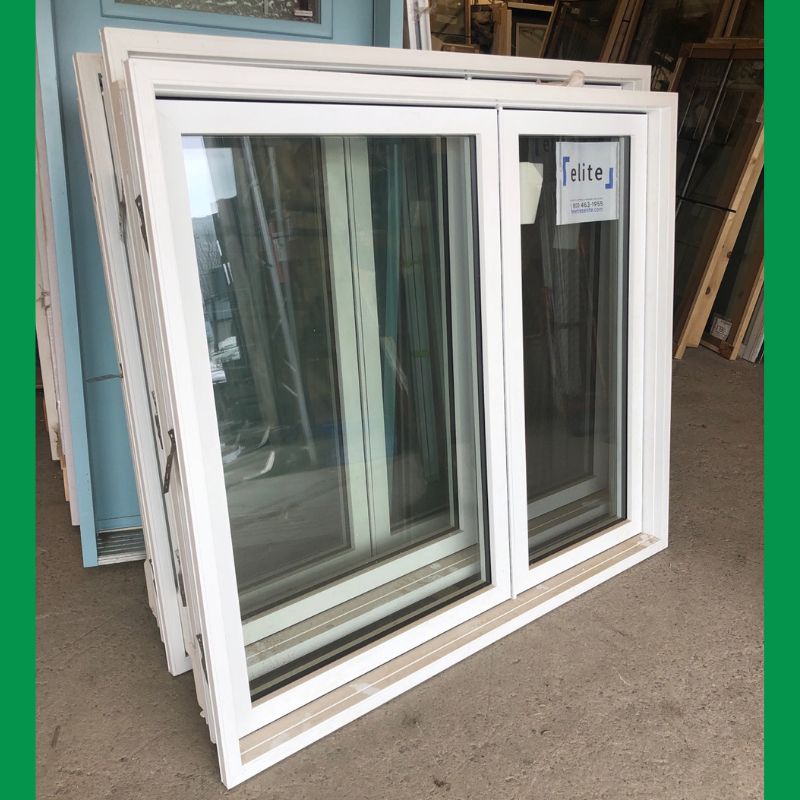 Fenêtre battante blanche 60 5/8 x 52 5/8