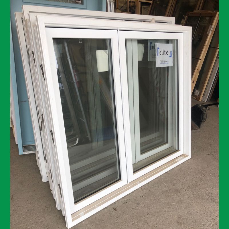 Fenêtre battante blanche 60 5/8 x 52 5/8