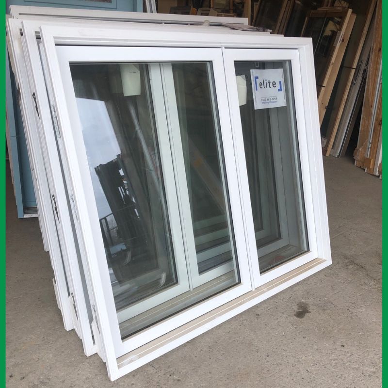 Fenêtre battante blanche 60 5/8 x 52 5/8