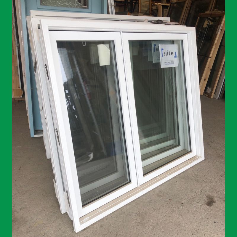 Fenêtre battante blanche 60 5/8 x 52 5/8