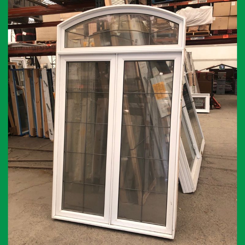 Fenêtre battante blanche en PVC - 46"7/16 x 78¾"