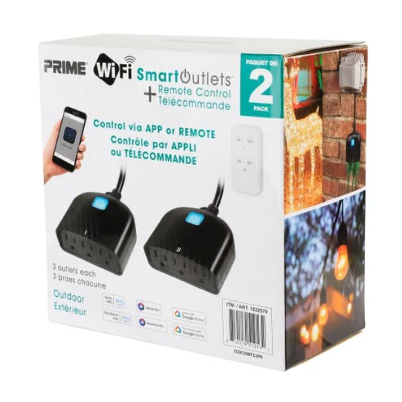 Ensemble de 2 prises intelligentes - Prime