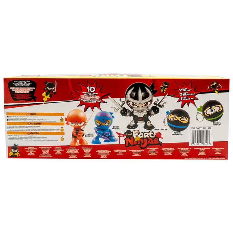Ensemble de 5 figurines - Fart Ninja