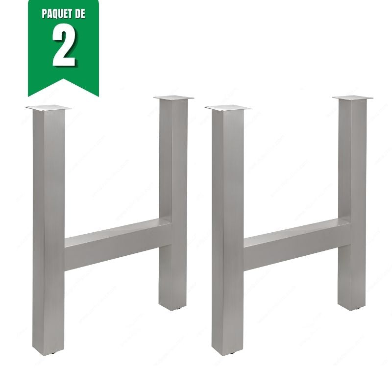 Patte de comptoir en forme de H