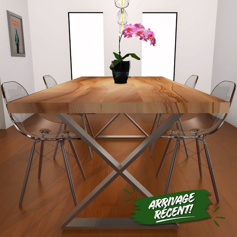 Pattes de table en forme de X