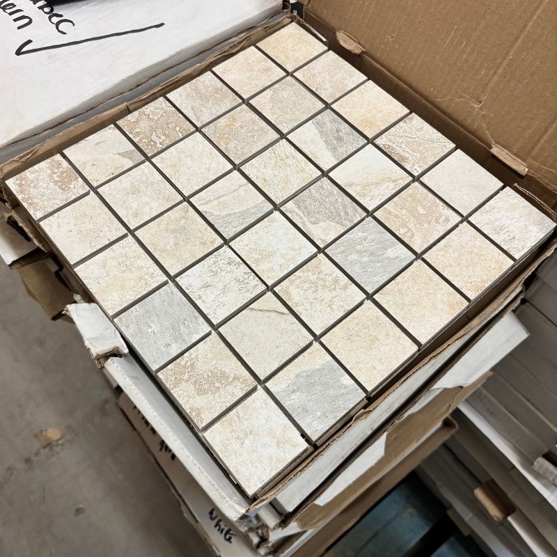 Ceramique Edimax Slaty amande - 12" x 12"