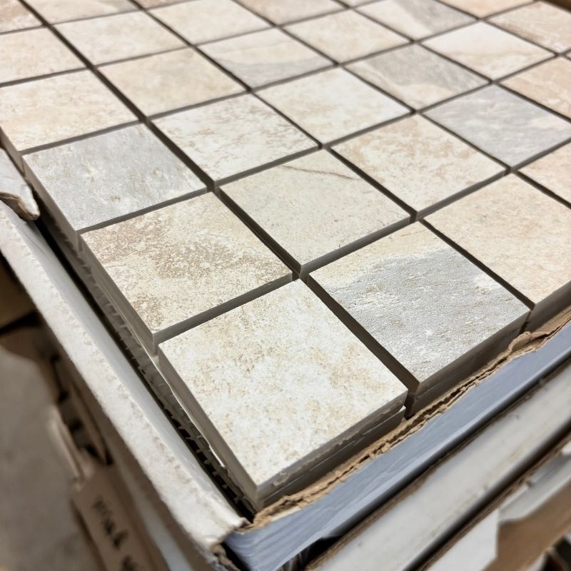 Ceramique Edimax Slaty amande - 12" x 12"