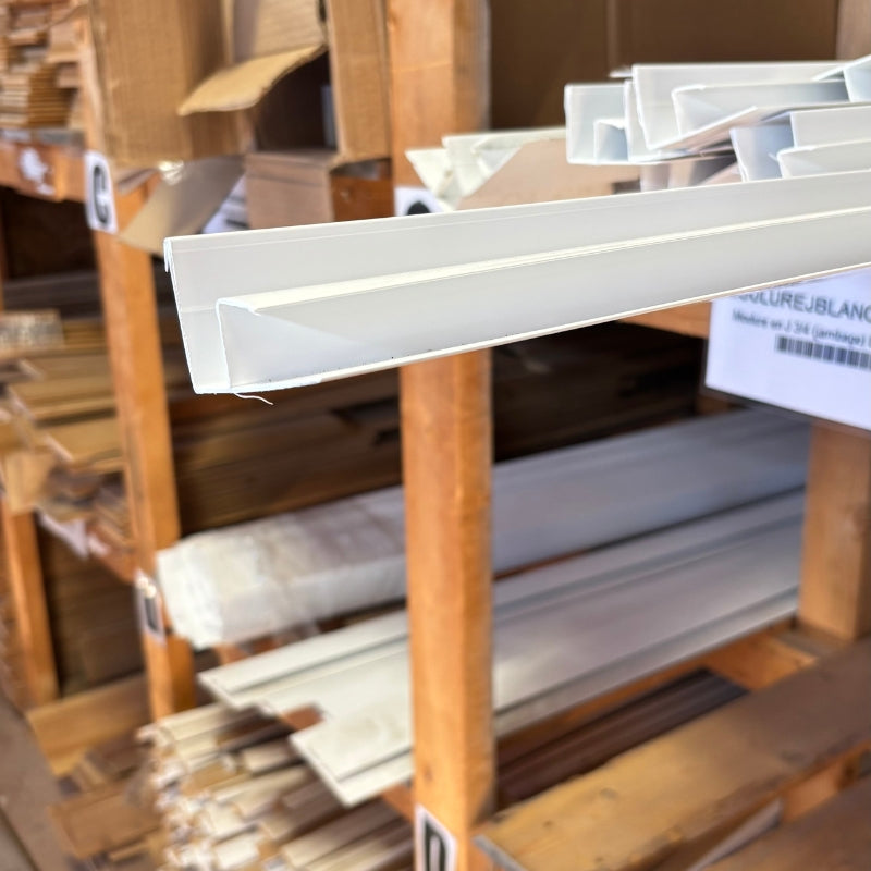 Coin intéri/extéri 3/4 Pvc blanc 10'