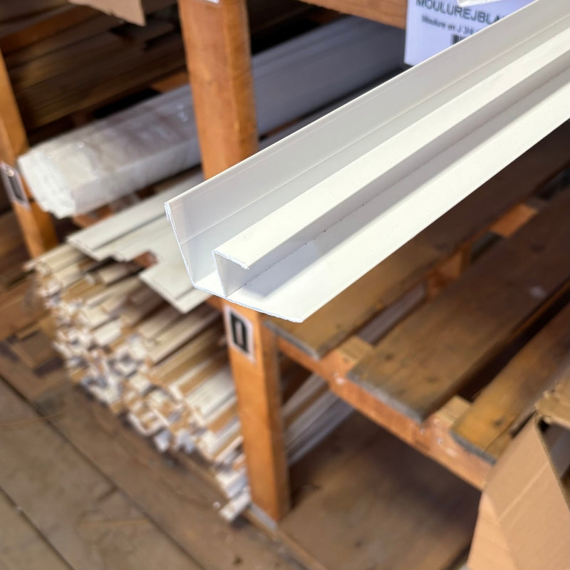 Coin intéri/extéri 3/4 Pvc blanc 10'
