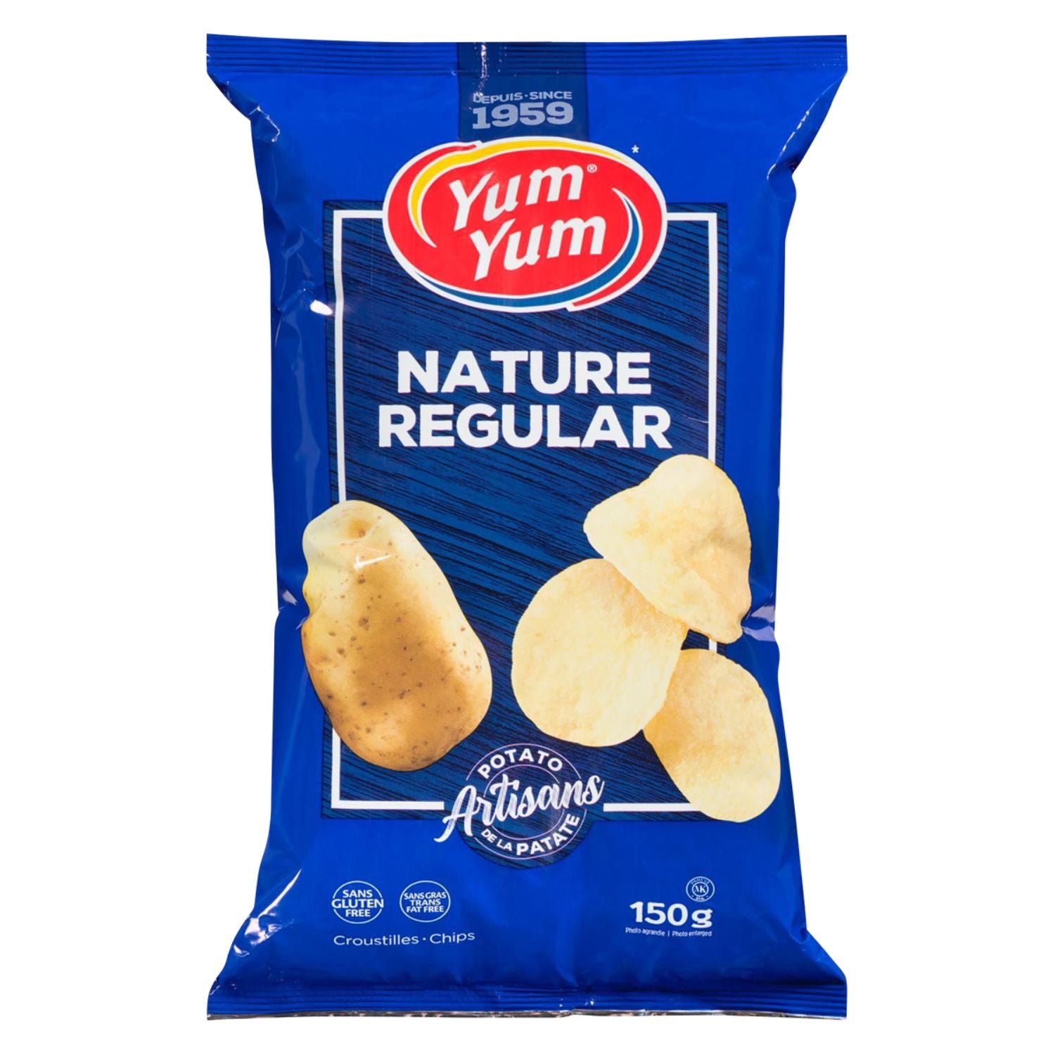 Chips yum yum nature 150 g