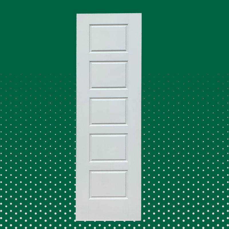 Porte intérieure en MDF 5 panneaux - 24" x 80"