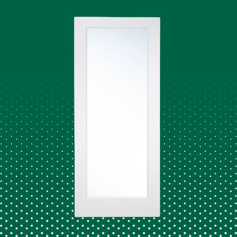Porte intérieure en MDF vitrée givrée - 28" x 80"