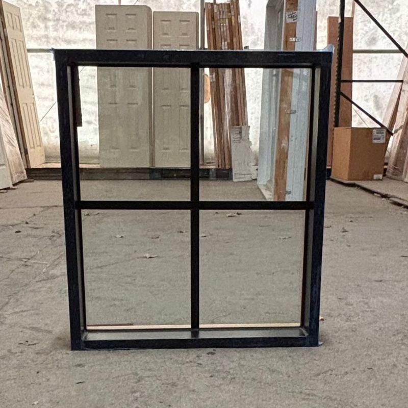 Fenêtre fixe noire - 28 3/16 x 32 1/8