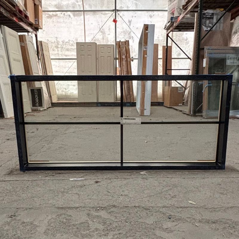 Fenêtre fixe noire - 59 5/8 x 26 1/2