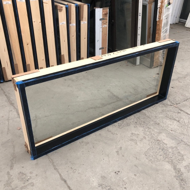 Fenêtre fixe noire - 62 3/8 x 24 1/2