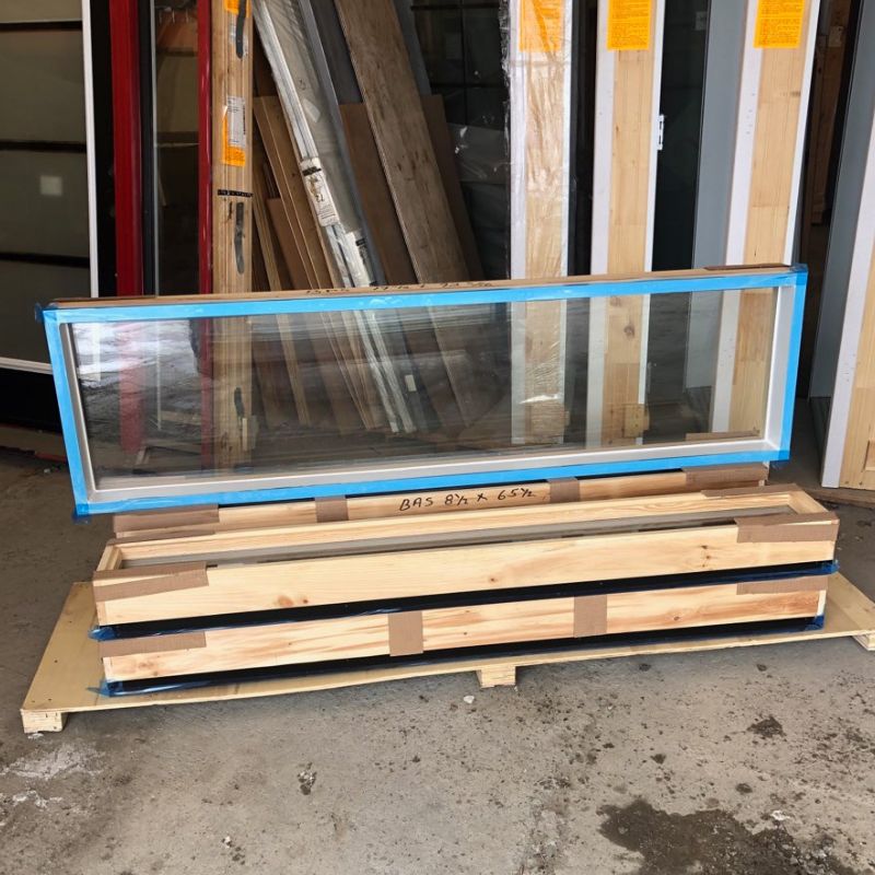 Fenêtre fixe blanche - 72" 3/8 x 19" 1/2