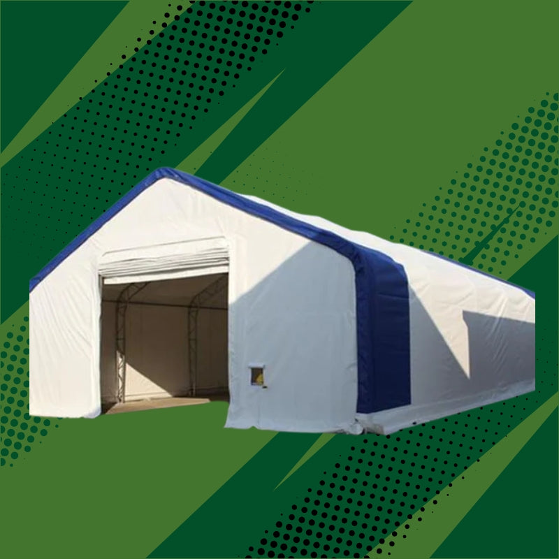 Chapiteau d'entreposage à double truss - 33x40x17PI