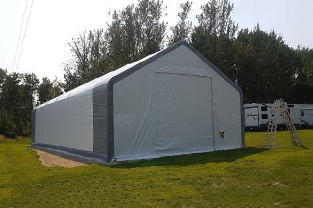 Chapiteau d'entreposage à double truss - 30x60x20PI