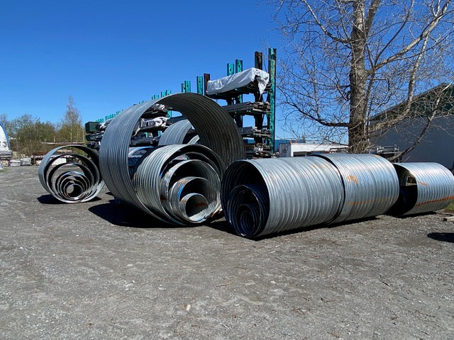 GALVANIZED CORRUGATED PIPE 59'' x 7' 2 MM 401.66 Lbs